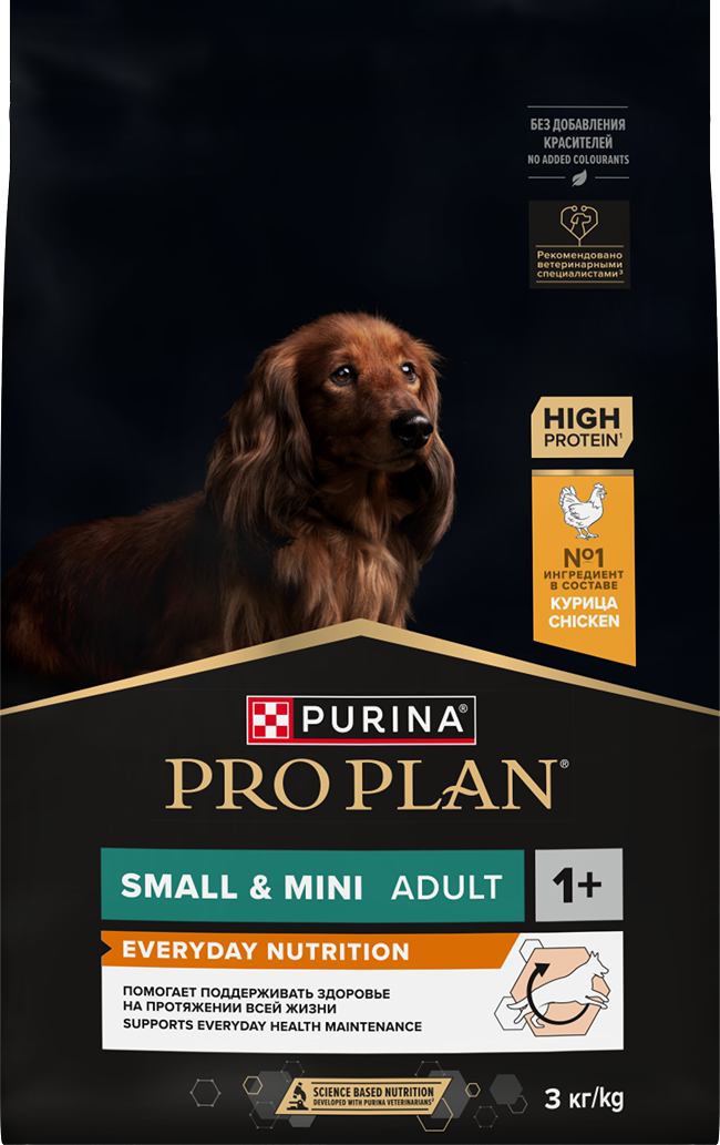 PRO PLAN Everyday Nutrition Small and Mini с курицей — корм для взрослых собак мелких пород